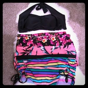 Forever 21+ Bikini Bundle 1 Top& 3 Bottoms Size 2x